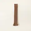 Polainas gruesas de color liso estilo coreano para niñas con bordes rizados, calcetines largos cálidos, calcetines para niñas al por mayor