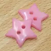 Botones de Estrella Coloridos para Camisas de Niños, Botones de Dos Agujeros, Botones Hechos a Mano para DIY, Botones de Resina de Dos Agujeros, Botones de Estrella Creativos