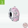 Amazon venda quente rosa videira contas de vidro cristal claro menina all-match diy pulseira frisada acessórios BSC409