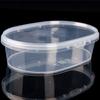 Caja de plástico transparente PP apta para microondas, caja de almacenamiento para refrigerador, caja de dulces al por mayor, caja de embalaje para alimentos con grano de res