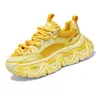 Zapatillas tipo dad lavadas y desgastadas para hombre, zapatillas deportivas casuales con un diseño de nicho, zapatillas de moda con suela gruesa para estudiantes, zapatos para hombre para el trabajo