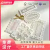 Parche de Bordado de Malla Cuadrado Corazón Bolsillo Encaje Estilo Francés Parche de Flor de Bordado Hecho a Mano DIY