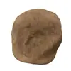 Gorro de Boinas Adelgazante de Piel de Ciervo Cepillada Cálido para Otoño e Invierno para Mujer, Versátil, Casual, Personalidad, Visera Corta