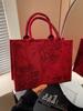 Bolso de Mano Rojo Jozi Niche Bride Bolso de Boda para Mujer 2025 Nuevo Bolso de Boda Versátil Bolso Tote de Gran Capacidad
