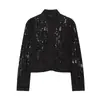 Ropa europea y americana transfronteriza para mujer, tendencia de moda popular en AliExpress, camisa de encaje de ganchillo con cuello alto
