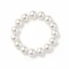 Pulsera Elástica de Perlas Simple Retro Francesa Pulsera de Moda de Lujo Ligero Francesa Popular en Internet Diaria Para Combinar con Todo Pulsera Elegante
