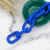 Plástico Acrílico Tacto de Mano Cadena de Color Pintura 24*39 Hebilla de Pegamento DIY Aro Abierto para Saltar Cadena de Bolsa de Joyería Accesorios
