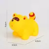Brinquedos de Vinil para Crianças, Brinquedos Squishy, Bonecos de Vinil de Animais de Chá de Leite, Patinho Amarelo Parque de Diversões Brinquedos de Banho
