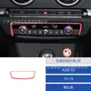 Adequado para 13-19 Audi A3 Modificação de Interior de Carro Moldura de Controle de Ar Condicionado Preto Piano Adesivo Decorativo