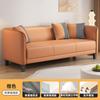 Sofá de Tela Minimalista Nórdico para Apartamentos Pequeños, de Dos Plazas para Habitaciones de Alquiler, Apartamentos de Dormitorio, Modelo Simple de Tres Plazas de Moda