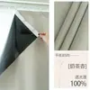 Cortinas Opacas Modelo Nuevo 2025, Instalación sin Taladro, para Ventanas Salientes, Apartamentos de Alquiler, Cortinas Separadoras Parasol, Tela 100% Opaca