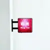 711 Caja de Luz Magnética para Tienda de Conveniencia Imán para Refrigerador Tablero de Exhibición Creativo Familia Rosen Mini Juguetes Adornos