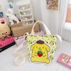Bolso de mano Sanrio con dibujos animados de comercio exterior, bonito bolso Kulomi para niña, bolso bandolera para niños que combina con todo.
