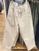 Ropa Masculina Japonesa 2026 Primavera/Verano Nuevo Cintura Elástica Mezcla de Algodón y Lino Cortos Pierna Recta Casual Pantalones 482258