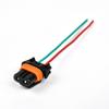 Con cable enchufe de luz de coche enchufe de cerámica arnés de enchufe conector base de faro de coche motocicleta