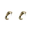 Pendientes metálicos de estilo moderno con forma de C, pendientes de mujer, pendientes de nicho de alta gama, sencillos, de celebridades de Internet.
