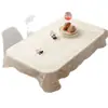 Mantel de Plástico para Mesa de Café sin Lavado Estilo Europeo PVC Estampado en Oro Impermeable y a Prueba de Aceite Mantel Rectangular para Mesa de Comedor para Uso en el Hogar