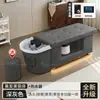 Cama de Lavado de Cabello para Barberías de Exportación Transfronteriza, Cama Integrada de Terapia Capilar con Circulación de Agua, Vapor, Masaje de Belleza y Calentador de Agua