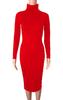 Amazon Supply Vestido Bandagem Outono e Inverno Wish Europeu e Americano Manga Longa Sexy Feminino Noite Loja Vestido Cor Sólida