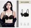 Lingerie de Renda Vermelha para Mulheres no Ano do Seu Signo, Seios Pequenos, Efeito Push-Up, Suporte Macio, Superfície Lisa, Noiva de Ano Novo, Sutiã Sem Fio