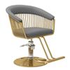 Cadeira de Barbearia Cadeira de Salão de Cabeleireiro Cadeira de Salão de Cabeleireiro Vintage para Corte de Cabelo de Alto Padrão e Celebridade da Internet Loja de Moda Cadeira Quente para Coloração