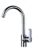 Grifo de Cocina de Alta Calidad Acero Inoxidable Caliente y Frío Interruptor Único Frío a Prueba de Salpicaduras para Fregadero Lavado de Platos Doméstico Giratorio