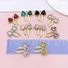 Colgante de Corazón Incrustado Mariposa de Circonita Combinado Estilo Ins Pulsera Hecha a Mano para Niñas Collar Accesorios de Joyería Venta al por Mayor