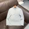 Camiseta de manga comprida esportiva casual masculina com zíper parcial, gola alta, forro de fleece, camada interna quente para outono e inverno de 2026