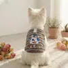 Ropa de oso de peluche para otoño e invierno, chalecos de dibujos animados, ropa cálida de dos patas sin mangas para mascotas, para gatos y perros pequeños