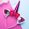 Diadema de Unicornio Diadema de Dibujos Animados para Niños Halloween Princesa Fiesta de Cumpleaños Accesorios para el Cabello Venta al por Mayor
