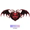 Tatuajes Temporales Sexy Partes Íntimas Abdomen Inferior Succubus Deseo Puro Abdomen Cintura Trasera Tótem de Corazón Pecho Jugo Impermeable