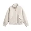Ropa para Hombre Jiayiku 2025 Otoño Nueva Chaqueta de Lana Estilo Retro Americano Old Money Ropa de Trabajo Chaqueta de Piloto para Hombre