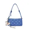 Bolso Baguette de Lunares Estilo Coreano para Mujer, Nuevo Bolso de Bowling de Gama Alta 2026, Bolso de Hombro para Viajar