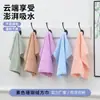 Toallas cuadradas de vellón de coral de color liso al por mayor del fabricante para uso doméstico, toallas pequeñas suaves y absorbentes para niños, toallas de mano para el hogar, paños de limpieza