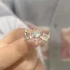 Um par de anéis de amantes tamanho ajustável legal garota quente anjo e diabo namoradas mas muito fofo presente de aniversário