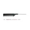 Peine de Fibra de Carbono Tony Cover Peine de Cola Puntiaguda de Plástico Peluquería Barbería Peine para Peinar el Cabello Peine de Maquillaje Peine de Púas de Acero