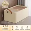 Caixa de Armazenamento para Organização Doméstica, Armazenamento de Guarda-Roupa, Organizador em Camadas, Cesta de Armazenamento Dobrável de Tecido para Roupas e Calças