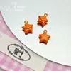 Pendente Colorido de Liga Metálica com Rosto Sorridente de Estrela Tinta Spray Dopamina DIY Acessórios de Joias Feitos à Mão Pulseira Corrente de Celular Material