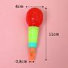 Microfone infantil Microfone Brinquedo Apito Iluminação Prop Modelo Jardim de Infância Presente Escolar Brinquedo de Montagem Transfronteiriça