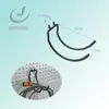 Gancho Doble Línea Redondo Multifuncional Universal Forma de U Herramienta de Ferretería para Almacenamiento Accesorios para Tablero Perforado