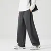 Pantalones deportivos casuales para hombre 2026 otoño e invierno nuevo estilo, pierna ancha, adelgazantes, holgados, versátiles, pantalones largos de pierna recta, marca de tendencia para hombre al por mayor