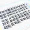 Pestañas Falsas Curvas Estilo Zorro de 10 Filas, Gran Capacidad, Pura Deseo, para Bebé, Racimo Único Espejo Natural, Pestañas para Principiantes