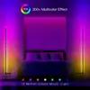 Luminária de Chão Symphony com Controle Remoto por App Inteligente, Dimerizável, Luz Ambiente de Chão Moderna Minimalista, Luz com Sensor de Ritmo Musical