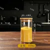 Recipientes de vidro herméticos de grau alimentício para uso doméstico, adequados para armazenar chá, grãos e lanches.; garrafas transparentes vazias para organizar e armazenar itens