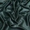 Tecido de Cetim Cristal Verde, 100% Poliéster, Brilhante e com Caimento, Tecido de Designer para Forro de Vestido Sedoso