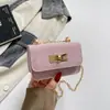 Cierre de Candado Bolso de Mujer 2026 Nueva Tendencia de Moda Lunares Bolso de Mano Pequeño Elegante Bolso Cruzado de Hombro con Textura