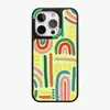 Design Floral Simples com Painel Traseiro Intercambiável, Capa Magnética Forte para iPhone 15 Pro Max, Tampa de Painel Traseiro Substituível para iPhone 14