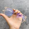 Nuevo Armazón para Gafas Cuadrado de Tr90, Armazón para Gafas de Computadora Estilo Ins Liso, Radiación Anti Luz Azul, Armazón para Gafas de Miopía de Color Sólido para Hombre