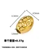 Collar Pulsera de Acero Inoxidable Chapado en Oro de 18K con Cuentas Espaciadoras de Piedra Irregular Forma Irregular Agujero Pasante Cuentas Sueltas Accesorios para Joyería DIY