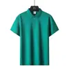 Camiseta Polo de Manga Corta para Hombre Verano Solapa de Polo Negocios Fresca Moda Tendencia Secado Rápido Transpirable Absorbente de Sudor Deportes al Aire Libre